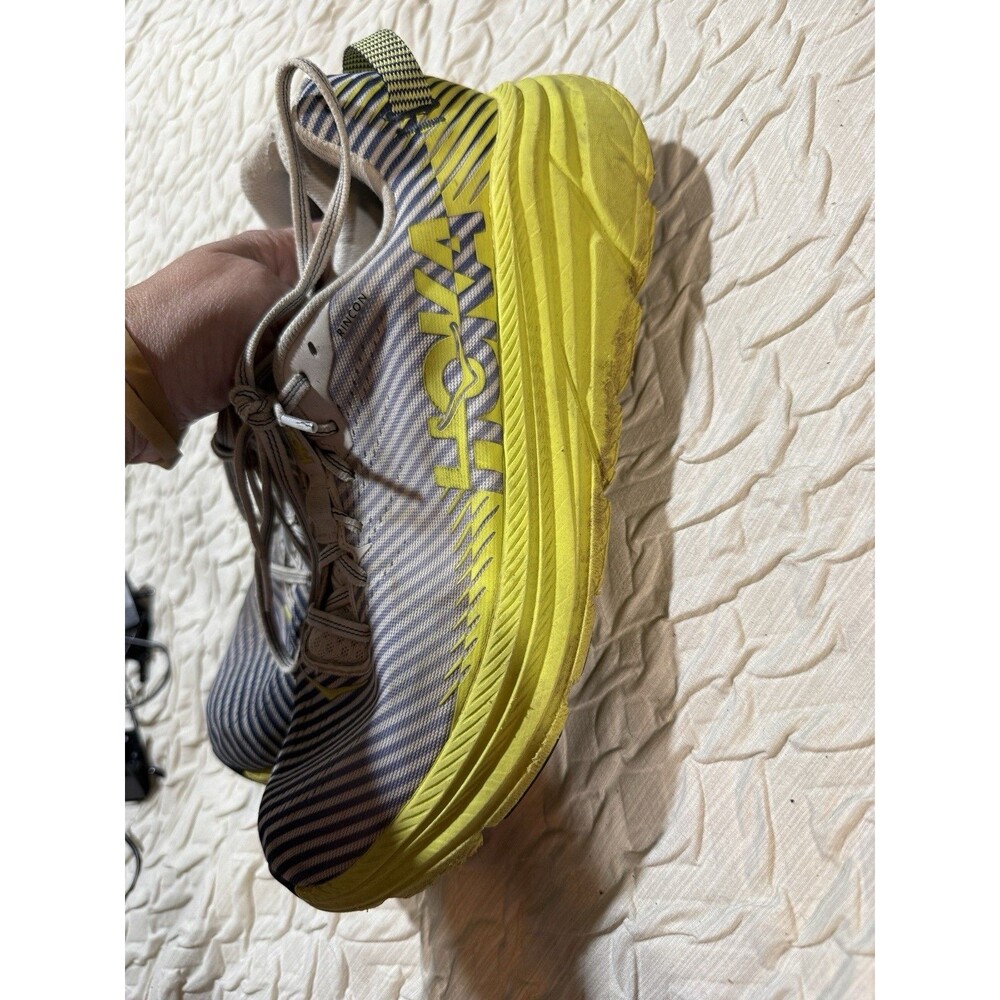 HOKA ONE ONE Rincon 2 Men's Low Top Lace-Up Running Sneakers Striped 9.5